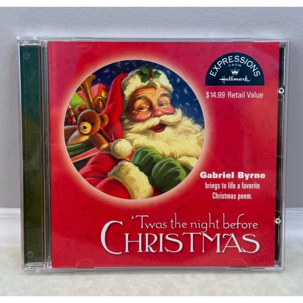 Hallmark Expressions Twas the Night Before Christmas CD Gabriel Byrne 2002